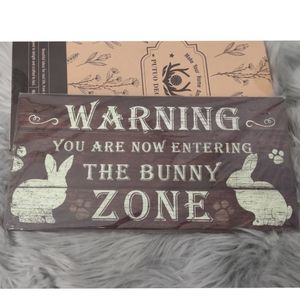 Bunny Zone sign
